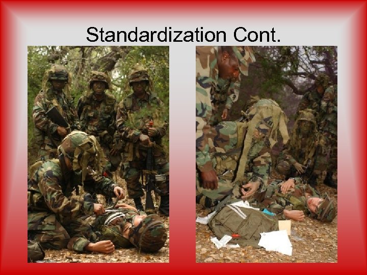 Standardization Cont. 