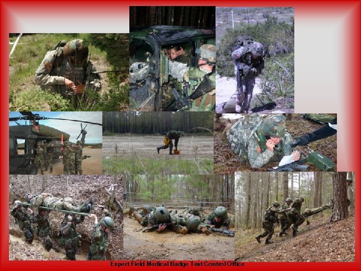 Expert Field Medical Badge Test Control Office 