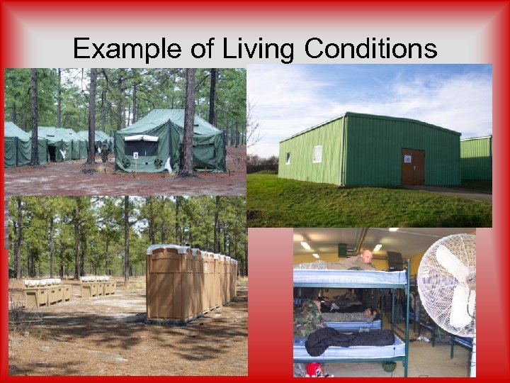 Example of Living Conditions 