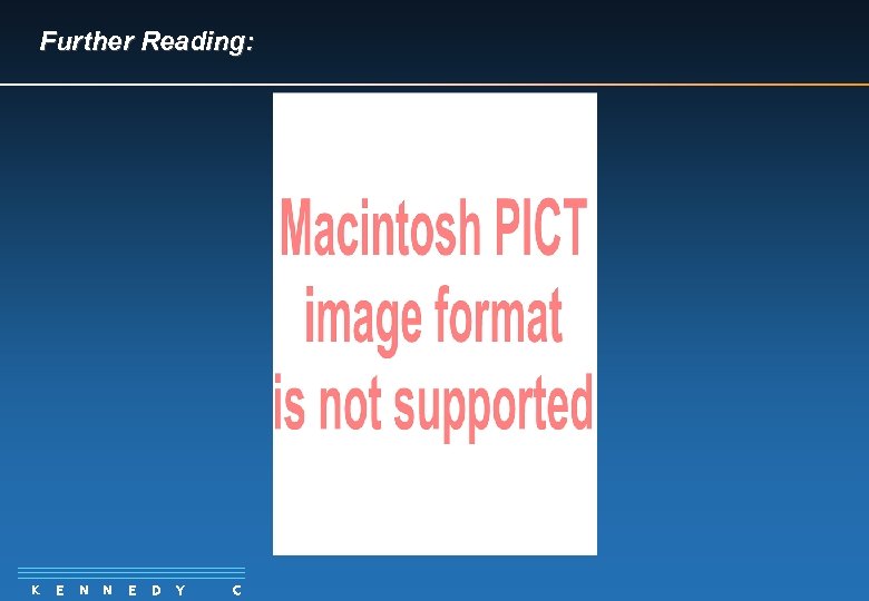 Further Reading: K E N N E D Y C 