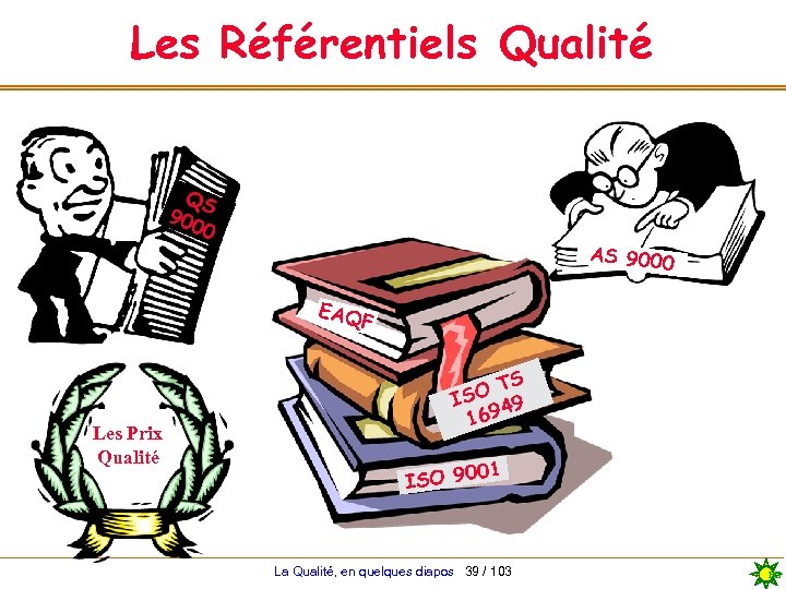 Les Référentiels Qualité QS 900 0 AS 9000 EAQ F Les Prix Qualité S