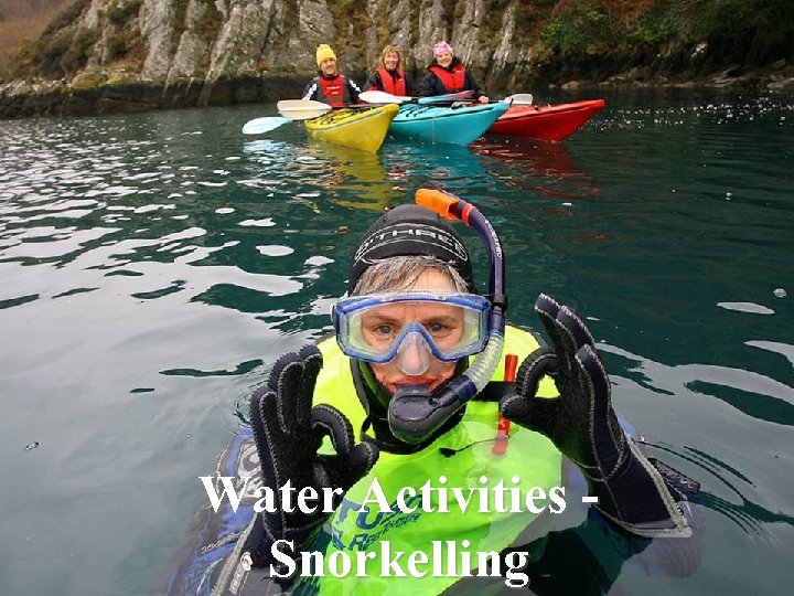 Water Activities Snorkelling 