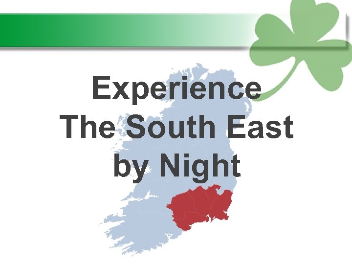 Experience The South East by Night 
