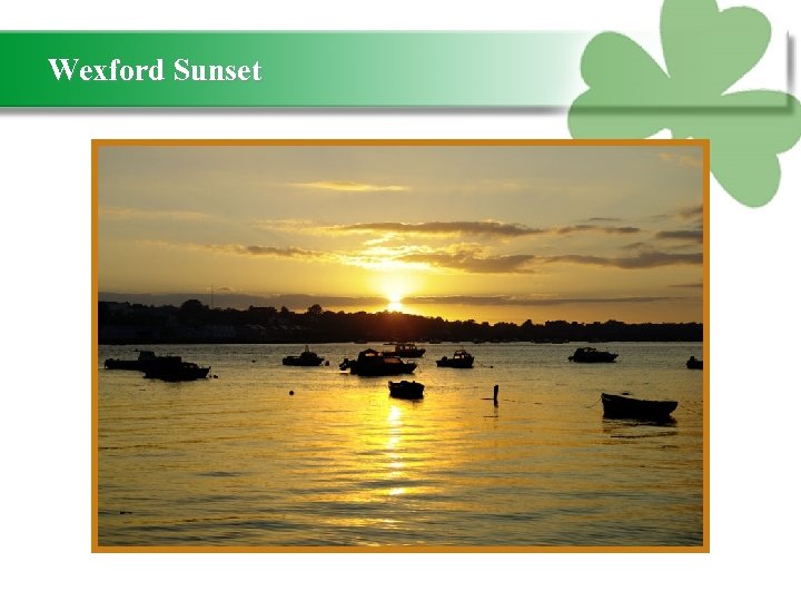 Wexford Sunset 