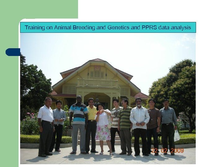 Training on Animal Breeding and Genetics and PPRS data analysis 