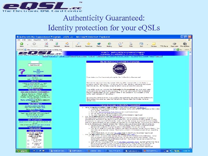 Authenticity Guaranteed: Identity protection for your e. QSLs 