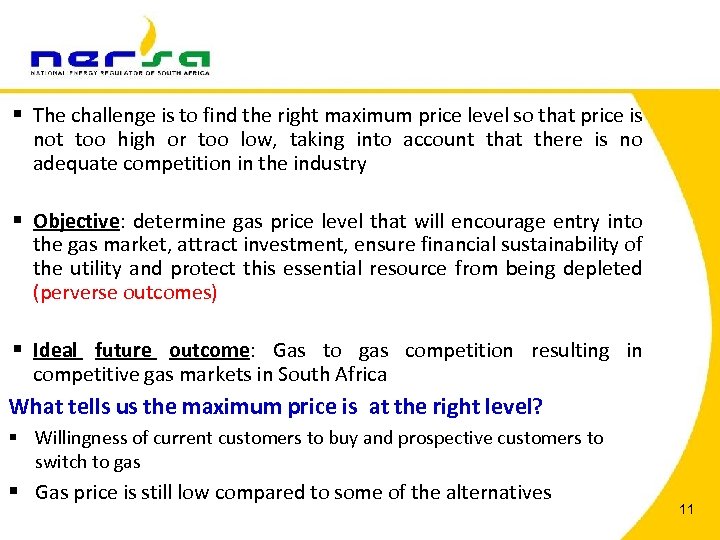 § The challenge is to find the right maximum price level so that price