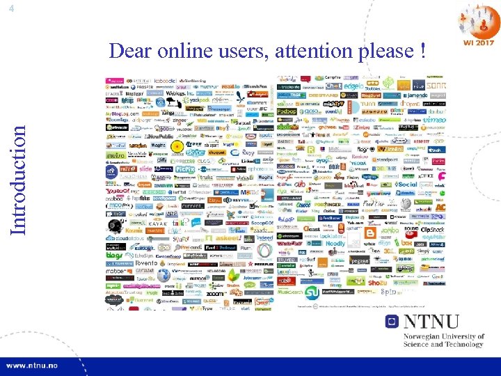 4 Introduction Dear online users, attention please ! 