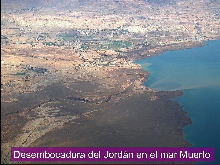 Desembocadura del Jordán en el mar Muerto 