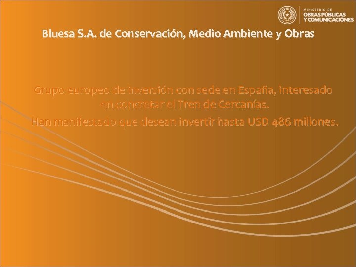 Bluesa S. A. de Conservación, Medio Ambiente y Obras Grupo europeo de inversión con
