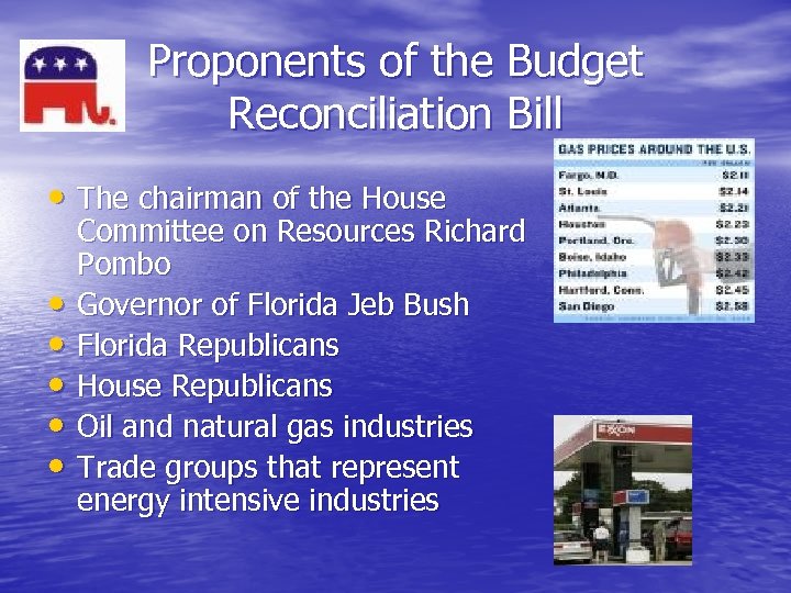 The House Budget Reconciliation Bill Provisions to expand
