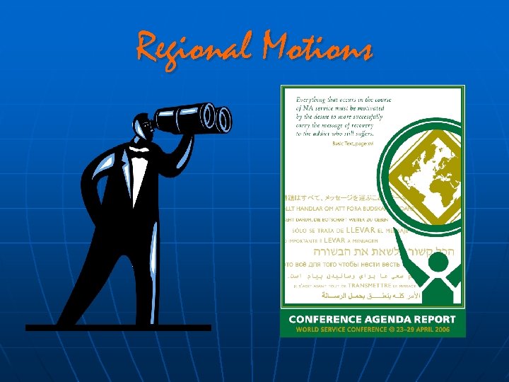 Regional Motions 