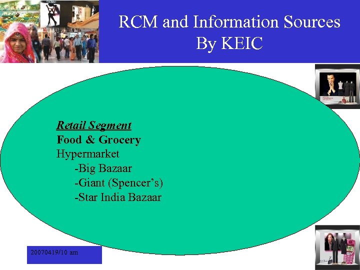 RCM and Information Sources By KEIC Retail Segment Food & Grocery Hypermarket -Big Bazaar