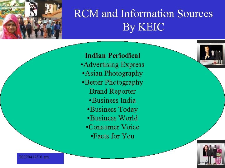 RCM and Information Sources By KEIC Indian Periodical • Advertising Express • Asian Photography