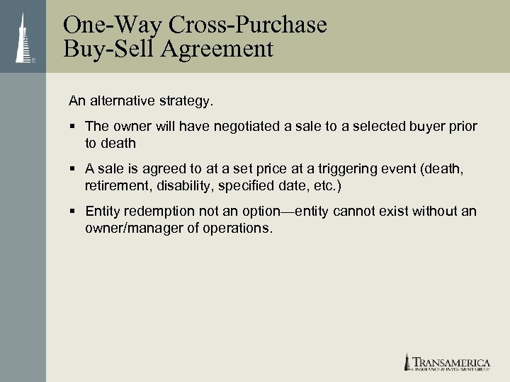 Cross Purchase Buy Sell Agreement