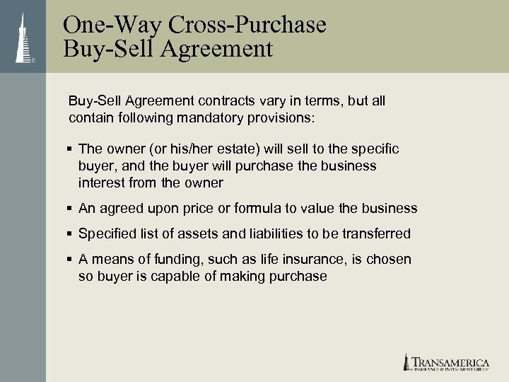 Cross Purchase Buy Sell Agreement