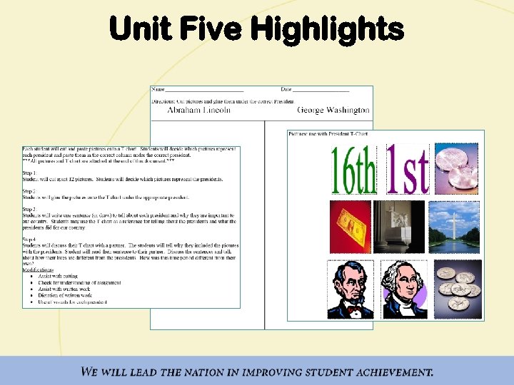 Unit Five Highlights 