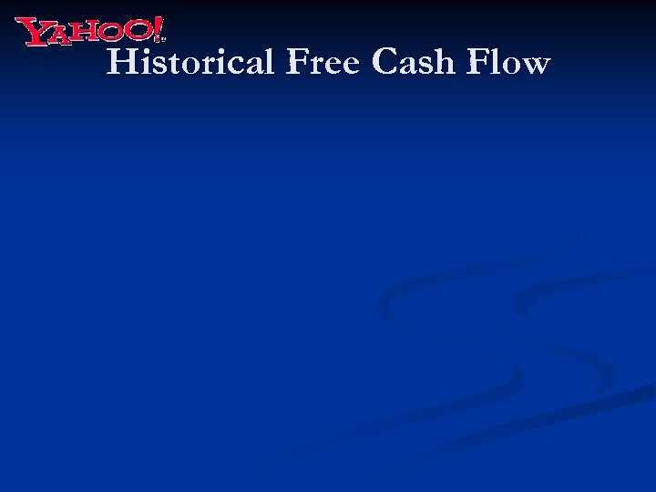 Historical Free Cash Flow 