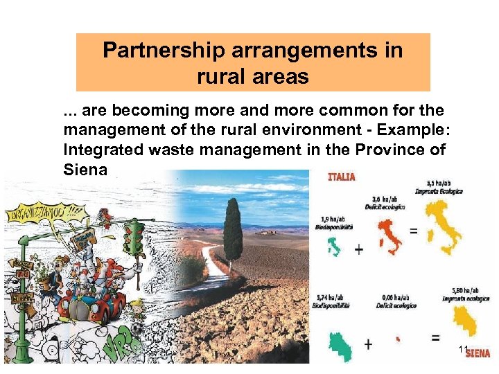 Partnership arrangements in rural areas. . . are becoming more and more common for