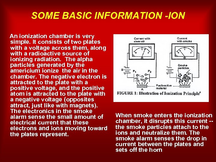 SOME BASIC INFORMATION -ION An ionization chamber is very simple. It consists of two