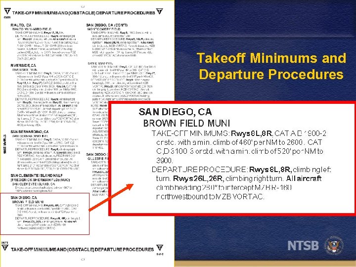 Takeoff Minimums and Departure Procedures 