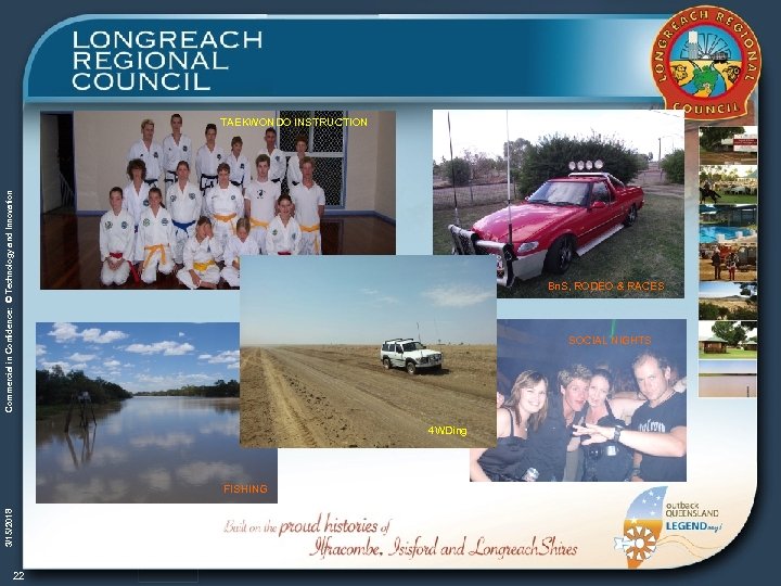 Commercial in Confidence: © Technology and Innovation TAEKWONDO INSTRUCTION Bn. S, RODEO & RACES