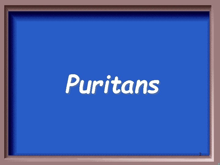 Puritans 2 