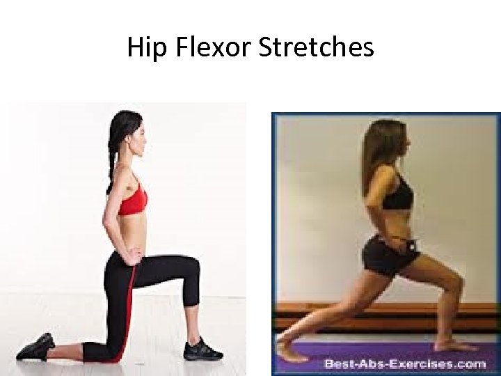 Hip Flexor Stretches 