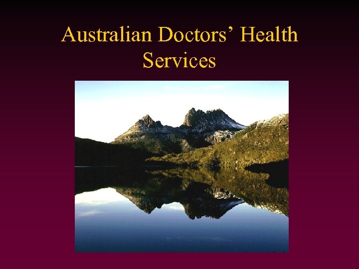 Australian Doctors’ Health Services 