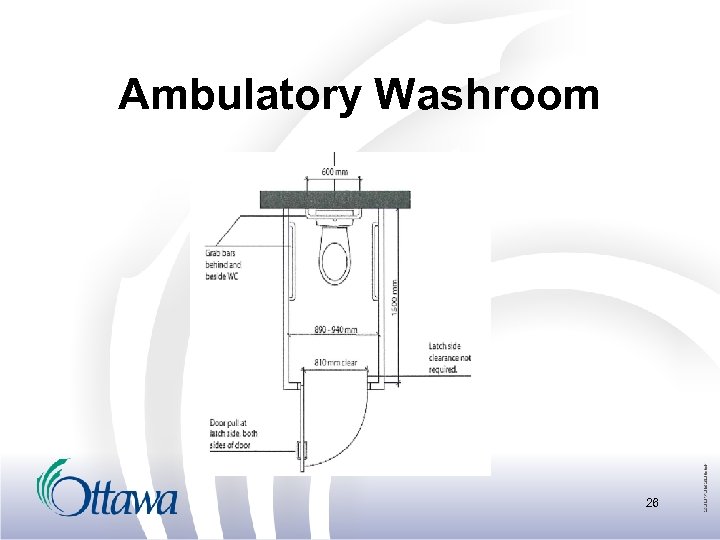 Ambulatory Washroom 26 