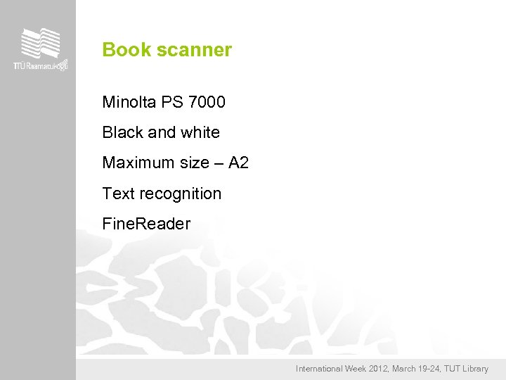 Book scanner Minolta PS 7000 Black and white Maximum size – A 2 Text