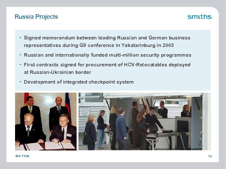 Russia Projects • Signed memorandum between leading Russian and German business representatives during G