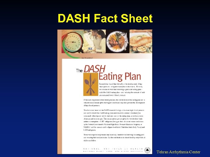 DASH Fact Sheet Tehran Arrhythmia Center 