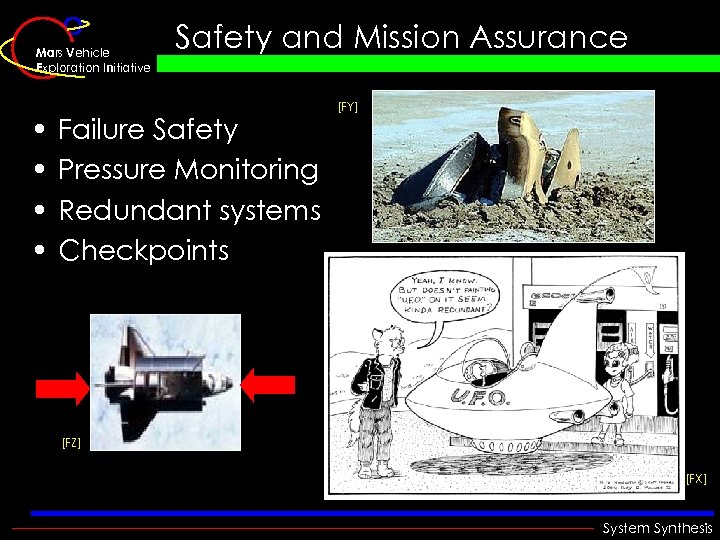 Mars Vehicle Exploration Initiative • • Safety and Mission Assurance Failure Safety Pressure Monitoring