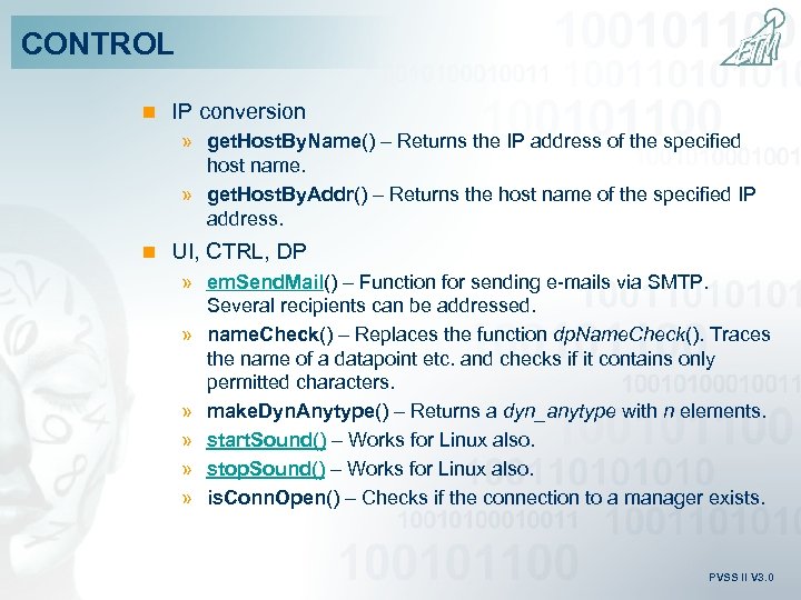 CONTROL n IP conversion » get. Host. By. Name() – Returns the IP address