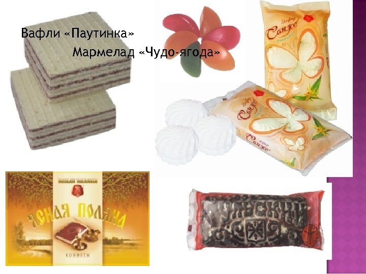 Вафли «Паутинка» Мармелад «Чудо-ягода» 