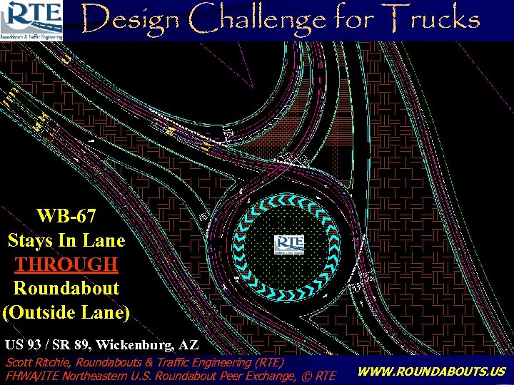 Design Challenge for Trucks Wickenburg US 93/SR 89 STAYING IN LANE ALL THE WAY