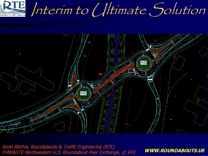 Interim to Ultimate Solution Scott Ritchie, Roundabouts & Traffic Engineering (RTE) FHWA/ITE Northeastern U.