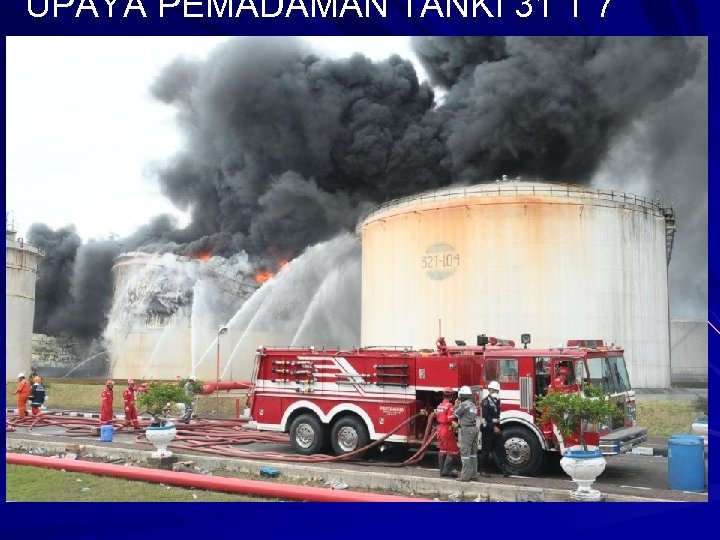 UPAYA PEMADAMAN TANKI 31 T 7 