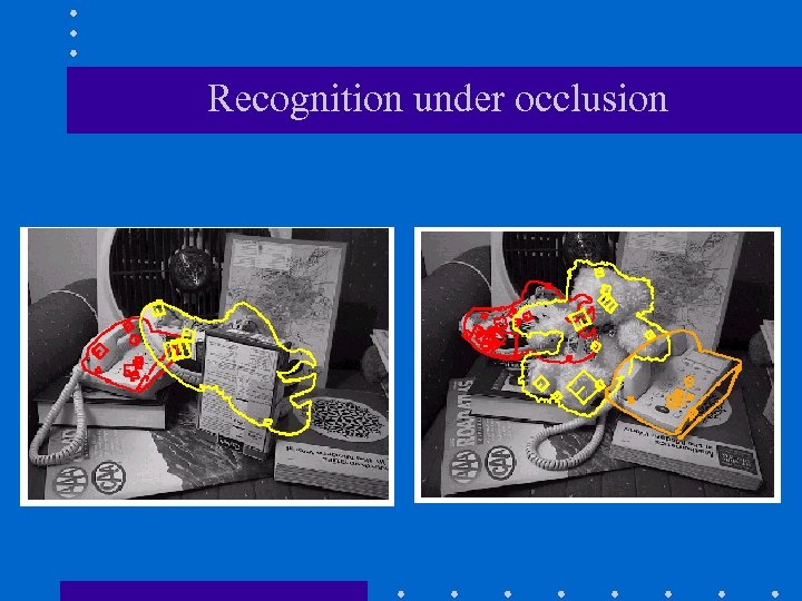 Recognition under occlusion 