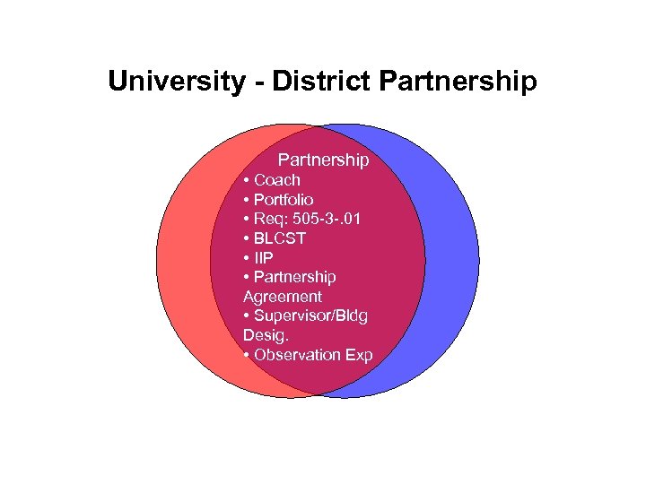 University - District Partnership • Coach • Portfolio • Req: 505 -3 -. 01