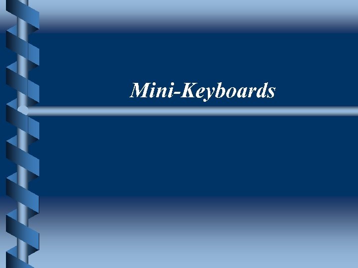 Mini-Keyboards 