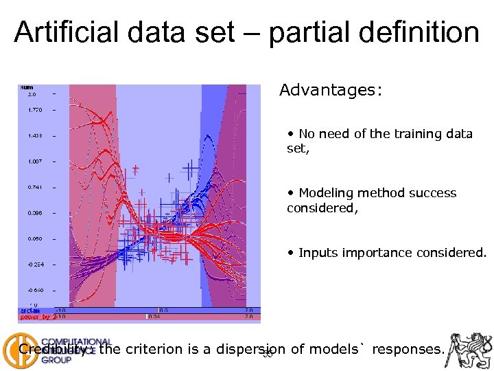 Artificial data set – partial definition Advantages: • No need of the training data