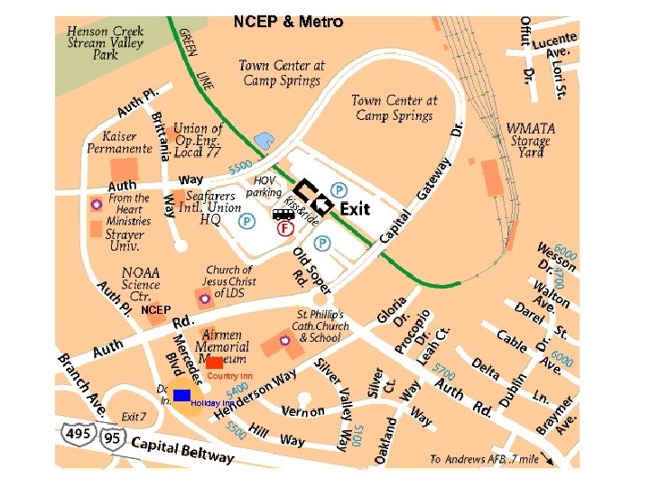 NCEP & Metro NCEP Country Inn Holiday Inn 