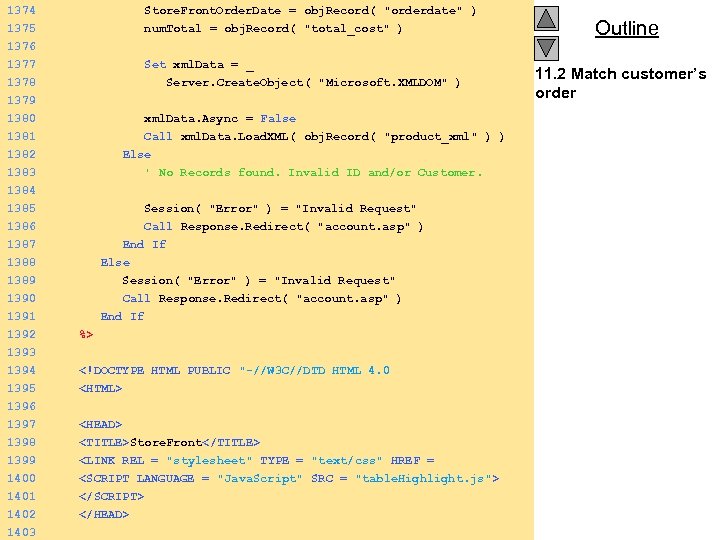 1374 Store. Front. Order. Date = obj. Record( "orderdate" ) 1375 1376 1377 1378