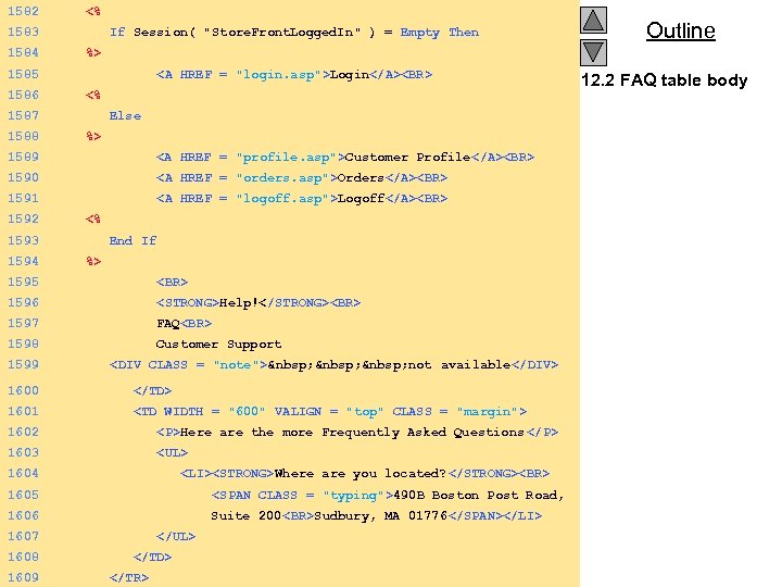 1582 <% 1583 1584 If Session( "Store. Front. Logged. In" ) = Empty Then