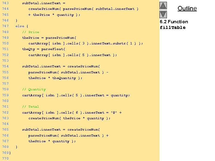 743 sub. Total. inner. Text = 744 create. Price. Num( parse. Price. Num( sub.