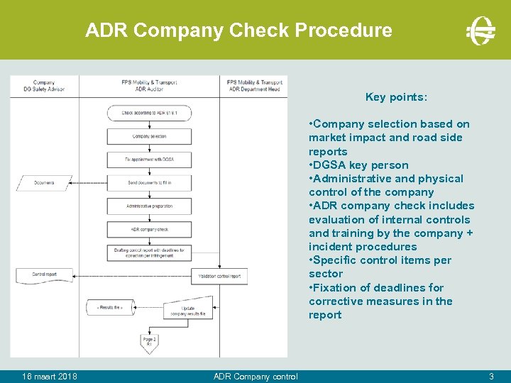 ADR Company Check Procedure Key points: • Company selection based on market impact and