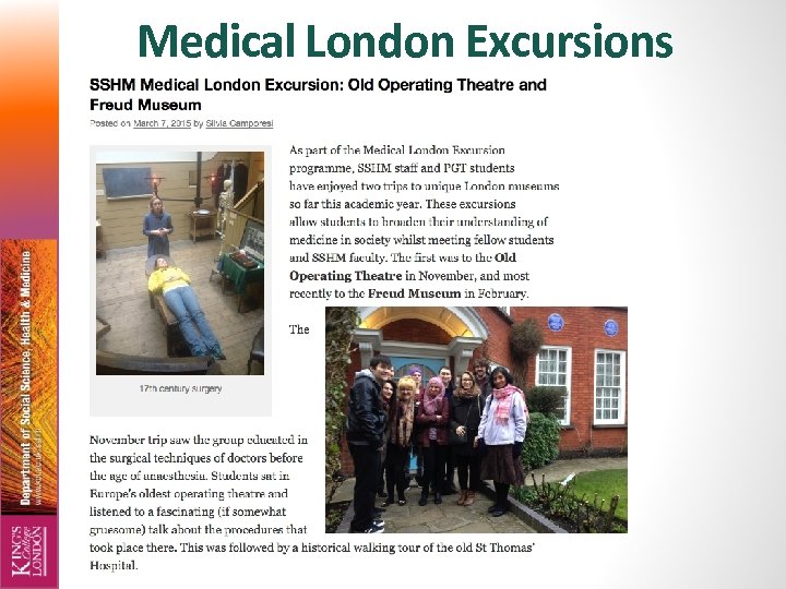 Medical London Excursions 