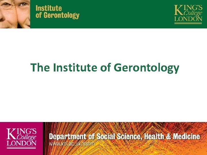 The Institute of Gerontology 